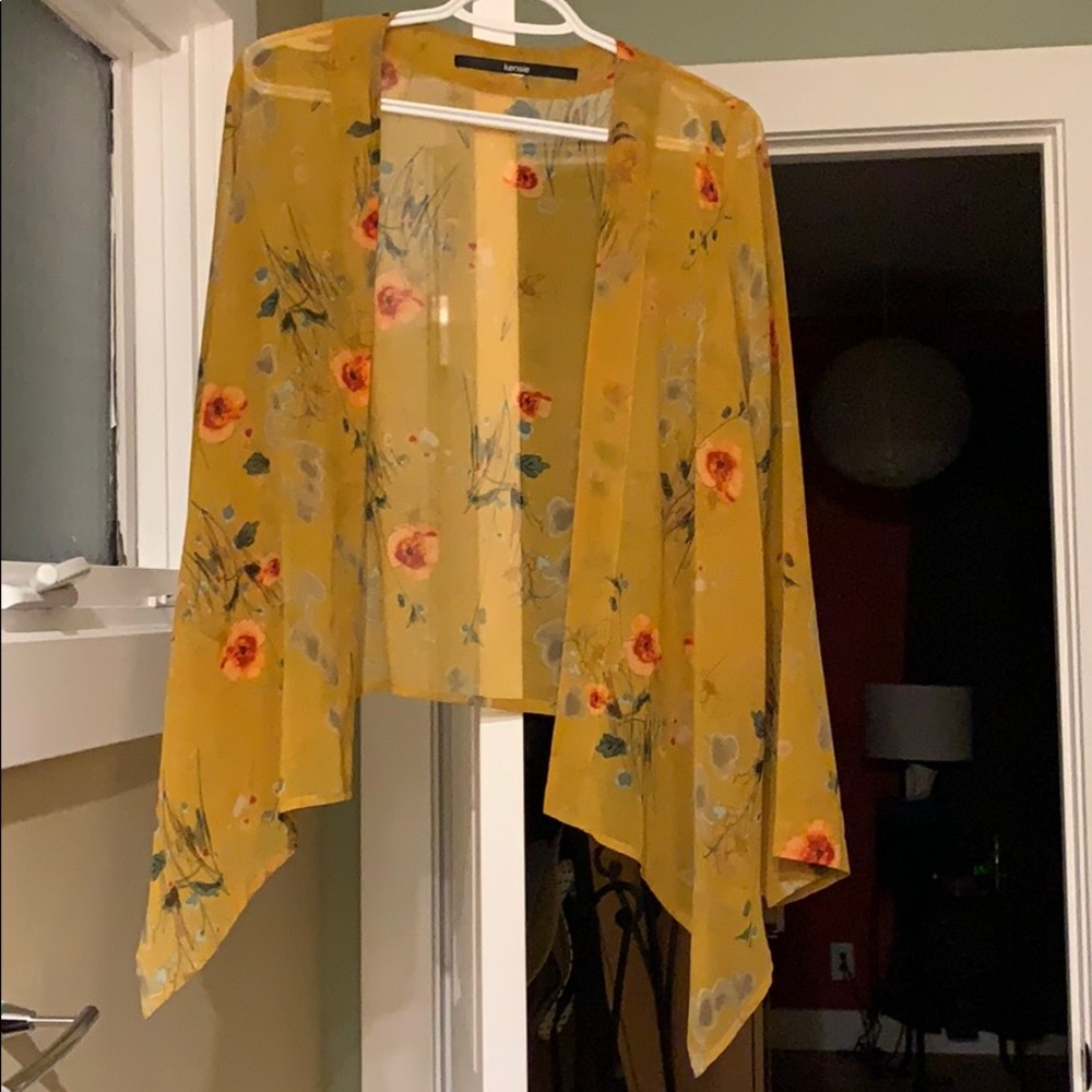 Kenzie Flowered Chiffon Top